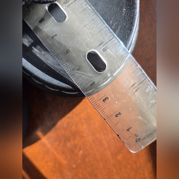 Torrid Black lace-up gladiator strappy sandals size 9 wide width white stitching - Picture 5 of 16